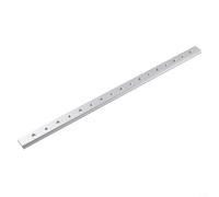 Plantilla de inglete deslizante de aleación de aluminio en T, para sierra de mesa y banco de trabajo de carpintería, accesorio de riel guía de barra en T de precisión, herramienta de bricolaje (450 mm