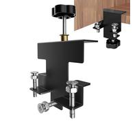 Plantilla de instalación de puerta de gabinete, metal ajustable, resistente, bisagra de puerta, herramienta para gabinete, para cajones, armarios, instalación de marcos sin marco, carpintería