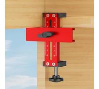 Plantilla de instalación para puerta de armario, localizador ajustable de aleación de aluminio para montaje y sujeción estable de hasta 85 mm de grosor, adecuado para cara (modelo básico)