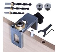 Plantilla de Instalación para Puertas de | Guía de Posicionamiento en Aleación de Aluminio | Guía Ajustable para Colocación Rápida y Elevación en Carpintería de Construcción y s del