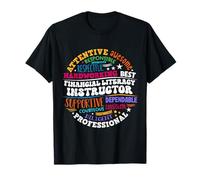 Plantilla de la Semana de Apreciación del Instructor de Educación Financiera Camiseta