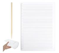 Plantilla de línea recta, de plástico transparente, guía de letras, plantillas de dibujo para diario, comprueba la escritura a mano, juego de regla para tarjetas, papel, diario, caligrafía