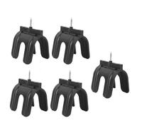 Plantilla de marcador de toma de corriente eléctrica precisa para placas de yeso, herramienta ABS para instalaciones de electricistas, ahorro de tiempo, 5 unidades de localizadores de enchufes ABS