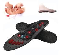 Plantilla de masaje de pies, plantillas magnéticas para el cuidado de los pies, plantilla fascitis plantar, plantillas ortopédicas contra, terapia magnética, unisex,M,2 PAIRS