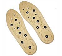 Plantilla de Masaje de Pies, Plantillas Magnéticas, Plantillas Acupresión, Plantilla Fascitis Plantar, Masaje Shiatsu Alivio del Dolor de Pies Relajación de Pies,L(41-46),Yellow