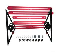 Plantilla de medición de escaleras para proyectos de bricolaje, regla ajustable para mediciones precisas de la banda de rodadura y elevador