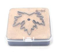 Plantilla de molde para cuchillo de perforación de cuero, troquel de corte artesanal de cuero, herramienta hecha a mano DIY (G-05)