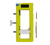 Plantilla de mortaja de bisagra, dispositivo de plantilla de enrutador, kit de herramientas ajustable, guía de instalación de pestillo de puerta, accesorio de cincelado de precisión, plantilla de