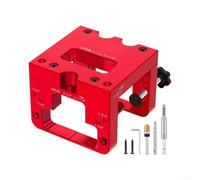 Plantilla de mortaja para puertas de madera de 1-3/8 y 1-3/4 pulgadas | Kit de instalación de placa de impacto de precisión con guía de plástico de ingeniería para un ranurado suave y un ajuste