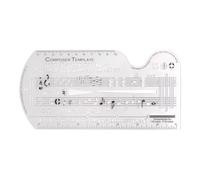Plantilla de notas musicales - Regla de dibujo de símbolos de pentagrama para composición de canciones, ayuda de notación creativa para aula, estudio, práctica, escritura musical, accesorio de bocetos