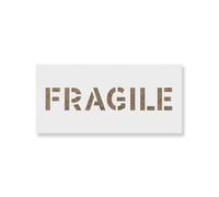 Plantilla de palabras frágiles de 11 x 24 pulgadas