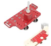 Plantilla de pasador de estante y plantilla de bisagra de 35 mm dos en uno, plantilla de perforación de pasador de estante con brocas de 5 mm y 1/4 pulgadas, plantilla de bisagra de gabinete,