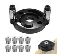 Plantilla de perforación, ayuda de perforación vertical con 3/4/5/6/7/8/9/10 mm, calibrador de perforación para carpintería, guía de perforación, localizador, herramientas de perforación verticales