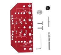 Plantilla de perforación de agujero de gabinete, abrazadera de bisagra de puerta, plantilla de gabinete, para profesionales, principiantes, hogar, negocios, carpintería, mejoras del hogar