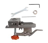 Plantilla de perforación de bisagra de 35 mm, localizador de guía de agujero de bisagra oculta para carpintería, herramienta de plantilla de broca de perforación de puerta de gabinete (plantilla de