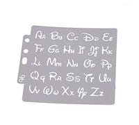 Plantilla de pintura con letras para manualidades, plantilla reutilizable para el hogar, escuela, curso, entrenamiento, plantillas de uñas para punta francesa