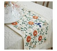 Plantilla de pintura reutilizable con patrón de flores grandes, 40 x 55 cm, plantilla para tela, tela de fibra, arte folclórico, bordado floral, plantilla de plástico flexible para decoración del