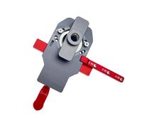 Plantilla de placa de bisagra oculta 2 en 1 de 35 mm fácil de usar, para montaje preciso de puerta de armario, carpintería, gabinete de carpintería