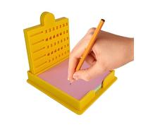 Plantilla de plantilla de notas adhesivas | Dispensador de notas adhesivas reutilizable - Dispensador de escritorio con plantilla para organizar blocs de notas para estudiantes, profesores, compañeros
