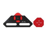 Plantilla de posicionamiento para arcos en carpintería, herramienta de carpintería de aleación de aluminio, plantilla de esquinas ligera para proyectos de carpintería precisos con