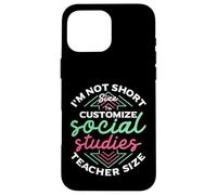 Plantilla de Profesores de Historia Personalizar Profesor de Estudios Carcasa para iPhone 16 Pro Max