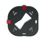 Plantilla de radio de esquina redonda - Plantillas redondeadas Corners Radius Jig | Plantillas Router Round Corner Jigs Woodworking para recortar mesas, bordes de sillas moldeadas