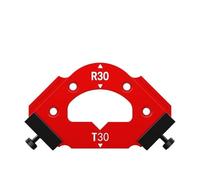 Plantilla de Radio de la Esquina Calibre de carpintería for corte arco bolsillo, plantilla biselado, filete R10-R60(RT-30)