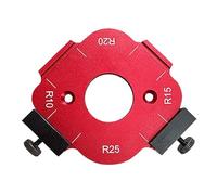 Plantilla de radio para fresadora - Plantilla de radio de esquina de 9,2 cm, precisión mejorada | Plantillas de fresadora de precisión con escala clara, herramienta auxiliar de corte de para mueb