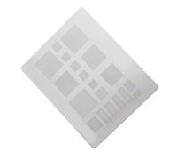 Plantilla de reparación BGA Universal, plantilla de soldadura de malla de estaño multifuncional, acero inoxidable para reparación de Chips IC de teléfono