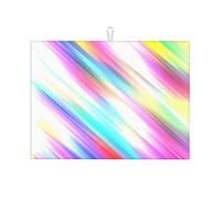 Plantilla de resumen de curso, tapete para secar platos, tapete colador antideslizante, tamaño pequeño, 40 x 45 cm