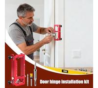 Plantilla de Router para Bisagras de Puerta | Accesorios De Carpintería 2 En 1 - Mortajadora para Bisagras Puertas Armario - para Carpinteros Manitas Entusiastas del Bricolaje Propietarios Contratista