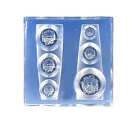 Plantilla de sello de silicona de varios diseños para decoración de uñas hecha a mano, proyectos de manualidades y joyería de resina, molde de silicona para arte de uñas