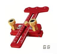 Plantilla de sierra de mesa para cortes finos, sistema de 3 poleas guía de aleación de aluminio con escalas métricas e imperiales, extensión ajustable de hasta 7.2 pulgadas