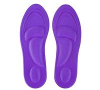 Plantilla de soporte de ortopédico, pies planos, almohadilla de espuma de memoria, accesorios de confort de fascitis plantar(Mujer-Morado) Equipo Deportivo Zapatillas Deportivas