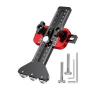 Plantilla de sujeción profesional para taller, rasgaduras finas para sierras de oruga, con estabilidad de corte suave, guía de taladro de tacos para carpintería