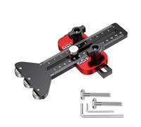 Plantilla de sujeción profesional para taller, rasgaduras finas para sierras de oruga, con estabilidad de corte suave, guía de taladro de tacos para carpintería