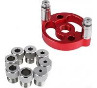 Plantilla de Taladro para Madera con 8 Guías HSS - Alineador de Espigas para preciso para Carpintería DIY y Reparación de Muebles - Kit Completo 3-10mm(B)