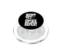 Plantilla de Voleibol Bump Set Spike Repeat PopSockets PopGrip para MagSafe