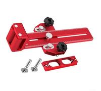 Plantilla delgada para sierra de mesa, mesa de enrutador y sierra de cinta con rodamientos de rodillos de seguridad, guía de valla de aleación de aluminio para ranuras en U y pista en T