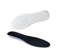 Plantilla deportiva para correr para zapatos, plantilla plantar suave que absorbe los golpes, soporte de arco para pies (2 pares negros, 37-38)