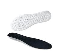 Plantilla deportiva para correr para zapatos, plantillas suaves que absorben los golpes, plantilla plantar para pies (1 par negro, 45-46)