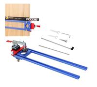 Plantilla deslizante de cajón, ayuda de posicionamiento medida, plantilla de montaje de muebles, configuración fiable de pista deslizante, soporte de montaje consistente del gabinete, para carpintería