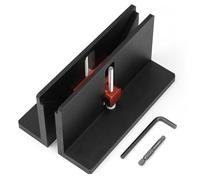 Plantilla estriada en ángulo recto de aleación de aluminio, herramienta de carpintería para juntas de espiga de embutir cola de milano, ranurar, recortadora de sierra, marcos de fotos, cajón, hogar