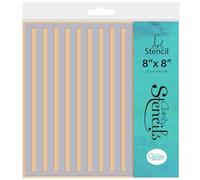 Plantilla gruesa de rayas, 20 x 20 cm, 250 micras