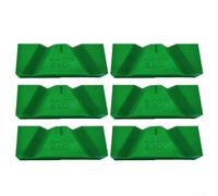 Plantilla guía de afilado de brocas para amoladora de banco, herramienta de amoladora manual que restaura ángulos de 118° y 135°, accesorio de polímero resistente al desgaste (6 unidades, verde 118°)