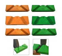 Plantilla guía de afilado de brocas para amoladora de banco - Herramienta de ángulo de 118° y 135°, para una construcción duradera de polímero de alta densidad, compatible con (verde 118°)
