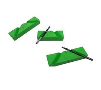 Plantilla guía de afilado de brocas para amoladora de banco - Herramienta de ángulo de 118° y 135°, para una construcción duradera de polímero de alta densidad, compatible con (naranja 135°)