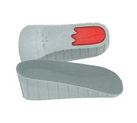 Plantilla Invisible for aumento de altura, plantilla for aumentar la altura de la plantilla, insertos for levantar el talón, 1 par/845 (Color : Grey, Size : 11x8cm)