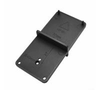 Plantilla localizadora de guía de perforación de agujeros de bisagra para bisagras de puerta de armario de 35 mm y 40 mm, construcción ABS, herramienta manual portátil para carpintería (negro)
