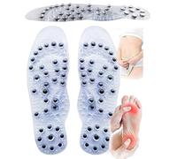 Plantilla Magnética, Adelgazantes, Ortopédicas, Acupresión,Plantillas Fascitis Plantar,Plantillas Alivio Dolor,Masaje Shiatsu Alivio Del Dolor De Pies Relajación De Pi(Size:S(35-40),Color:transparent)